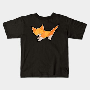 Origami Cat Kids T-Shirt